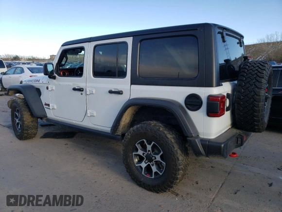 2022 Jeep Wrangler Unlimited Rubicon with VIN 1C4HJXFG5NW116733, listed as a Copart auction lot 79630704 with 50,949 mi miles and Non repairable. Bid and sale history available at DreamBid. Image 2.