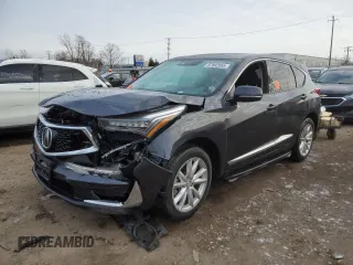 2020 Acura RDX with VIN 5J8TC2H3XLL002308, listed as a Copart auction lot 87892955 with 0 mi miles and Salvage Title. Bid and sale history available at carsss.com. Image 1.