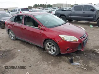2014 Ford Focus SE with VIN 1FADP3F27EL455723, listed as a IAAI auction lot 41423868 with 96,436 mi miles. Bid and sale history available at carsss.com. Image 1.