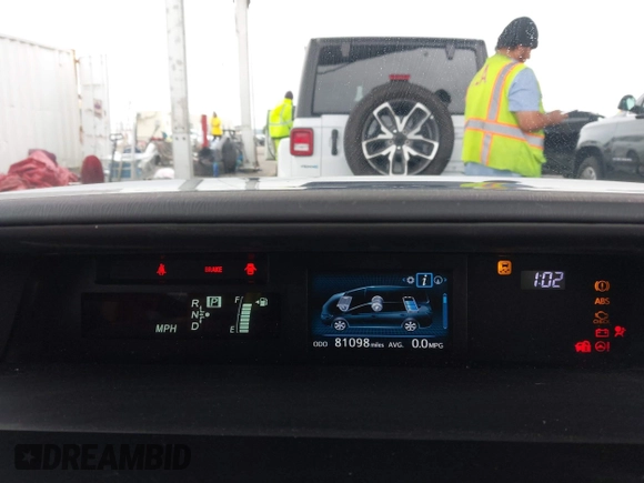 2015 Toyota Prius Two with VIN JTDZN3EUXFJ021995, listed as a IAAI auction lot 41777796 with 81,098 mi miles and . Bid and sale history available at DreamBid. Image 7.