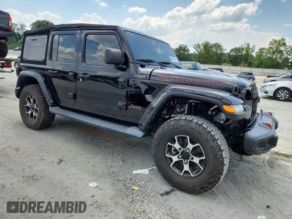 2018 Jeep Wrangler Unlimited Rubicon z VIN 1C4HJXFG8JW232955, wystawiony jako Copart lot #66491345 z przebiegiem 22 717 mil mil oraz Szkoda całkowita • Salvage title. Historia ofert i sprzedaży dostępna na DreamBid. Obrazek 4.