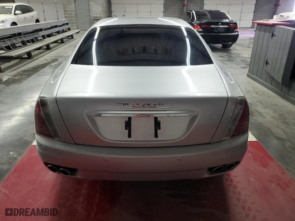 2005 Maserati Quattroporte with VIN ZAMCE39A750014721, listed as a Copart auction lot 54172645 with 24,604 mi miles and Clean Title. Bid and sale history available at carsss.com. Image 6.