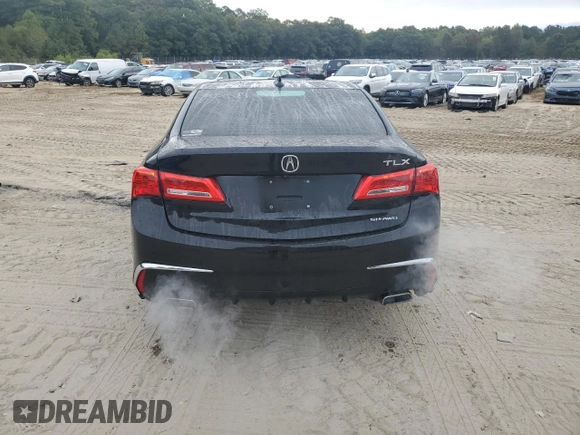 2020 Acura TLX w/Technology Pkg with VIN 19UUB3F45LA000888, listed as a Copart auction lot 72623044 with 68,322 mi miles and Salvage Title. Bid and sale history available at carsss.com. Image 6.