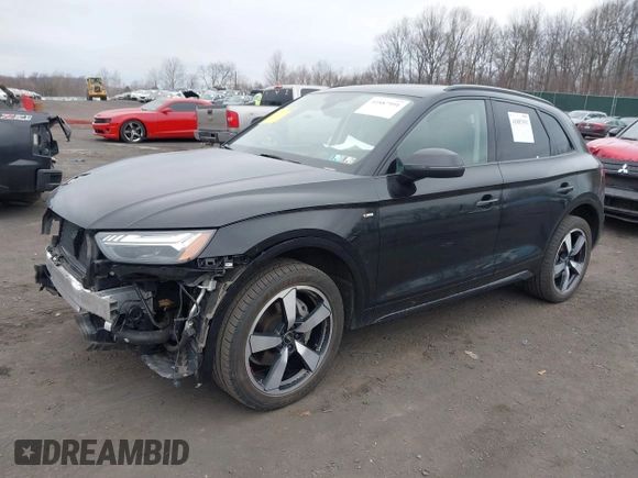 2022 Audi Q5 S line Prestige with VIN WA1FAAFY5N2110946, listed as a IAAI auction lot 41887991 with 39,170 mi miles. Bid and sale history available at carsss.com. Image 17.