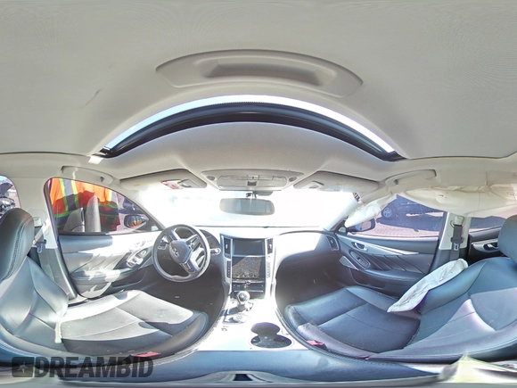 2022 Infiniti Q50 LUXE with VIN JN1EV7BR7NM341197, listed as a Copart auction lot 48691555 with 35,895 mi miles and Salvage Title. Bid and sale history available at carsss.com. Image 13.