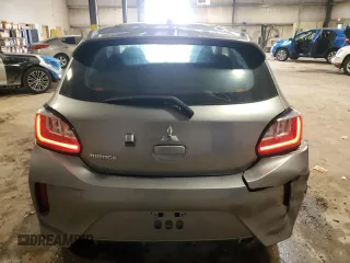 2022 Mitsubishi Mirage ES with VIN ML32AUHJXNH002912, listed as a Copart auction lot 58705215 with 55,828 mi miles and Salvage title. Bid and sale history available at DreamBid. Image 6.