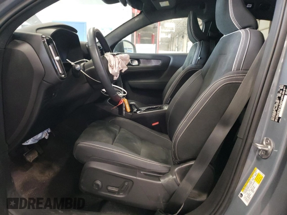 2023 Volvo C40 Recharge Pure Electric Ultimate with VIN YV4ED3GM9P2029836, listed as a Copart auction lot 78082934 with 55,879 mi miles and Salvage Title. Bid and sale history available at carsss.com. Image 7.
