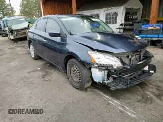 2014 Nissan Sentra SV with VIN 3N1AB7AP1EY254819, listed as a Copart auction lot 51493125 with 73,558 mi miles and Salvage Title. Bid and sale history available at DreamBid. Image 11.