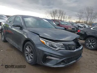 2020 Kia Optima LX with VIN 5XXGT4L34LG425064, listed as a IAAI auction lot 41811003 with 125,619 mi miles and . Bid and sale history available at carsss.com. Image 1.