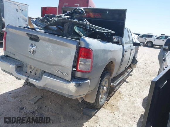 2023 Ram 2500 Big Horn with VIN 3C6UR5DJ1PG651481, listed as a IAAI auction lot 41846213 with 1 mi miles. Bid and sale history available at carsss.com. Image 4.