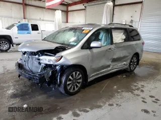 2020 Toyota Sienna XLE with VIN 5TDDZ3DC0LS251373, listed as a Copart auction lot 50257935 with 0 mi miles and Non Repairable. Bid and sale history available at carsss.com. Image 1.