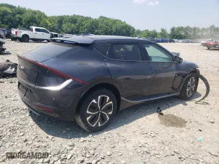 2022 Kia EV6 Wind with VIN KNDC3DLC7N5044248, listed as a Copart auction lot 63352534 with 16,797 mi miles and Salvage Title. Bid and sale history available at carsss.com. Image 3.