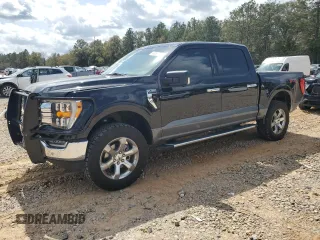 2022 Ford F-150 XL with VIN 1FTFW1E55NFA77499, listed as a Copart auction lot 48509815 with 98,143 mi miles and Salvage Title. Bid and sale history available at DreamBid. Image 1.