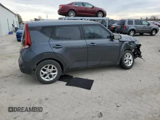 2021 Kia Soul S with VIN KNDJ23AU1M7740879, listed as a Copart auction lot 50702135 with 74,707 mi miles and Salvage Title. Bid and sale history available at carsss.com. Image 3.