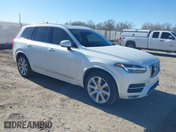 2018 Volvo XC90 Inscription with VIN YV4A22PL0J1386504, listed as a IAAI auction lot 41751916 with 73,081 mi miles. Bid and sale history available at carsss.com. Image 1.