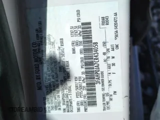 2012 Ford Fusion SEL z VIN 3FAHP0JA7CR434058, wystawiony jako Copart lot #52989875 z przebiegiem 109 914 mil mil oraz Szkoda całkowita • Salvage title. Historia ofert i sprzedaży dostępna na DreamBid. Obrazek 12.