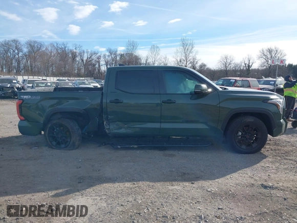 2023 Toyota Tundra Limited with VIN 5TFJA5DBXPX081603, listed as a IAAI auction lot 41293156 with 15,155 mi miles and . Bid and sale history available at DreamBid. Image 13.