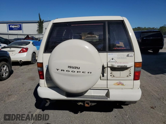 1999 Isuzu Trooper S z VIN JACDJ58X3X7917365, wystawiony jako Copart lot #76065174 z przebiegiem 228 254 mil mil oraz Szkoda całkowita • Salvage title. Historia ofert i sprzedaży dostępna na DreamBid. Obrazek 6.