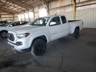 2022 Toyota Tacoma SR с VIN 3TYSZ5AN2NT074499, выставлен на аукционе Copart как лот 56782985 с пробегом 24 292 миль миль и Списание • Salvage title. История ставок и продаж доступна на DreamBid. Изображение 1.