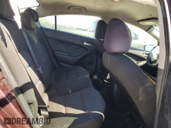 2017 Kia Forte LX with VIN 3KPFK4A78HE061980, listed as a Copart auction lot 73826684 with 154,686 mi miles and Salvage Title. Bid and sale history available at carsss.com. Image 10.
