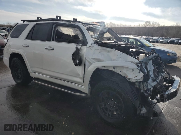 2016 Toyota 4Runner Limited with VIN JTEBU5JR3G5286331, listed as a Copart auction lot 51450765 with Not Provided miles and Non Repairable. Bid and sale history available at DreamBid. Image 4.