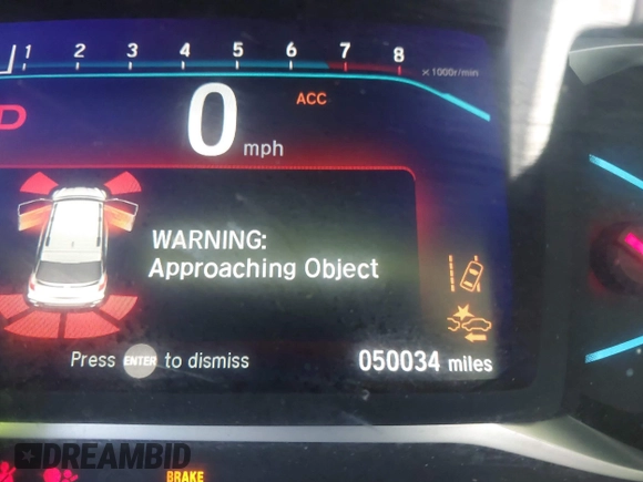 2021 Honda Pilot Touring 8-Passenger with VIN 5FNYF6H97MB034399, listed as a IAAI auction lot 42303419 with 50,034 mi miles and . Bid and sale history available at DreamBid. Image 7.