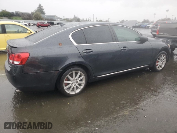 2007 Lexus GS 350 with VIN JTHCE96S670008642, listed as a Copart auction lot 43936045 with 0 mi miles and Salvage Title. Bid and sale history available at carsss.com. Image 3.