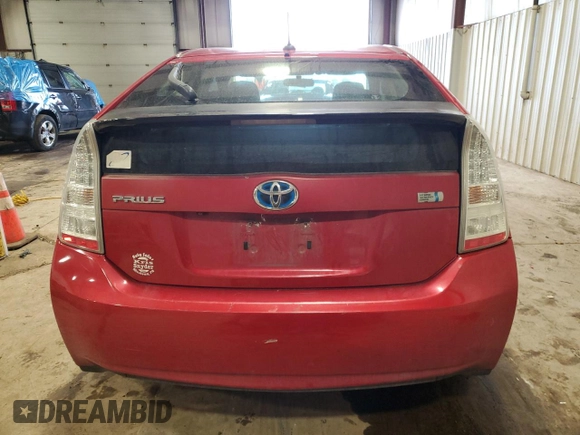 2010 Toyota Prius II with VIN JTDKN3DU7A0034852, listed as a Copart auction lot 51583385 with 273,140 mi miles and Salvage Title. Bid and sale history available at DreamBid. Image 6.