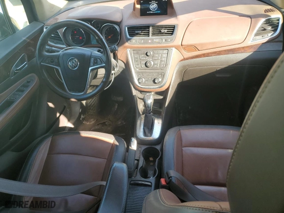 2016 Buick Encore Leather with VIN KL4CJCSB6GB714119, listed as a Copart auction lot 43632925 with 133,756 mi miles and Salvage Title. Bid and sale history available at carsss.com. Image 8.