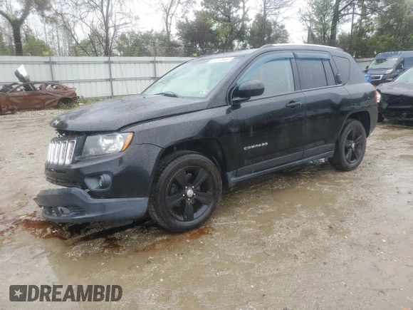 2015 Jeep Compass High Altitude Edition with VIN 1C4NJDEB1FD151838, listed as a Copart auction lot 51712845 with 133,857 mi miles and Salvage Title. Bid and sale history available at carsss.com. Image 1.