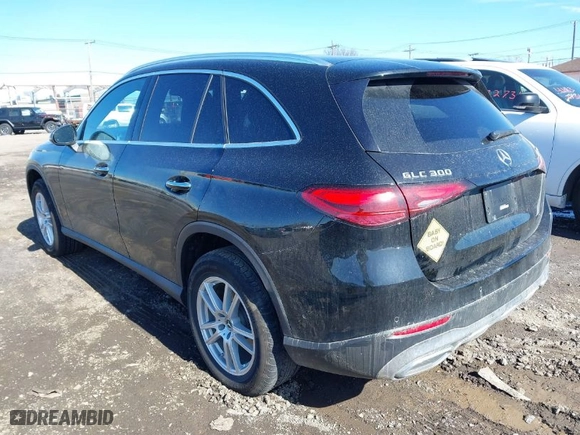 2023 Mercedes-Benz GLC with VIN W1NKM4HB8PU023922, listed as a IAAI auction lot 41835870 with 11,457 mi miles. Bid and sale history available at carsss.com. Image 3.