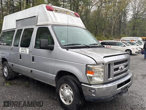2014 Ford Econoline Cargo Commercial with VIN 1FTNE2EW9EDA74369, listed as a Copart auction lot 56188375 with 114,307 mi miles and Clean Title. Bid and sale history available at DreamBid. Image 1.