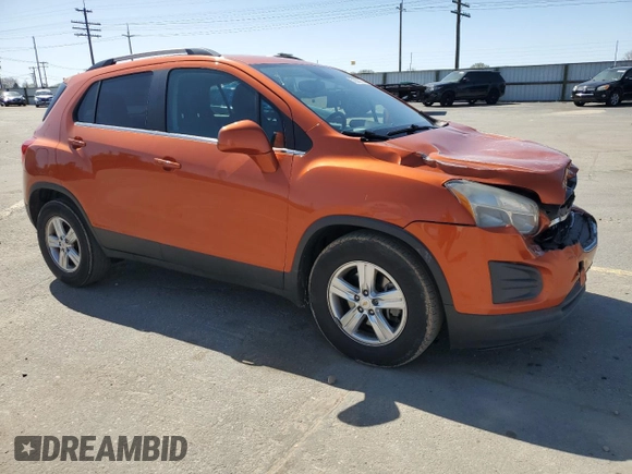 2015 Chevrolet Trax LT with VIN KL7CJLSB3FB127149, listed as a Copart auction lot 51820755 with 190,730 mi miles and Salvage Title. Bid and sale history available at carsss.com. Image 4.