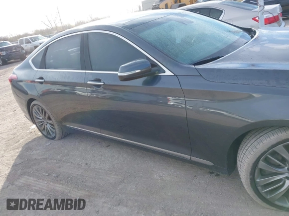2017 Genesis G80 5.0L Ultimate with VIN KMHGN4JF0HU207725, listed as a IAAI auction lot 40953010 with 84,738 mi miles. Bid and sale history available at carsss.com. Image 13.