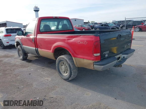 2003 Ford F-250 XL z VIN 1FTNF21L63EB22460, wystawiony jako IAAI lot #42330580 z przebiegiem 142 557 mil mil oraz . Historia ofert i sprzedaży dostępna na DreamBid. Obrazek 3.