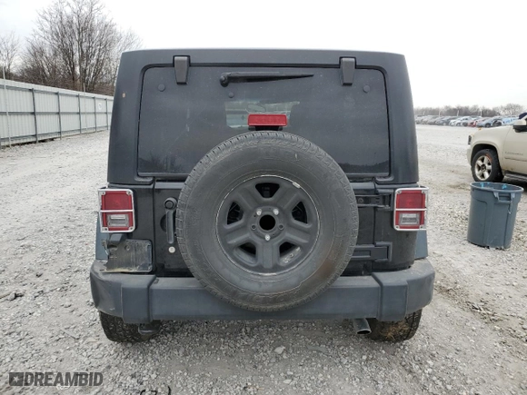 2012 Jeep Wrangler Unlimited Sport with VIN 1C4BJWDG1CL171567, listed as a Copart auction lot 87617405 with 135,802 mi miles and Salvage Title. Bid and sale history available at carsss.com. Image 6.
