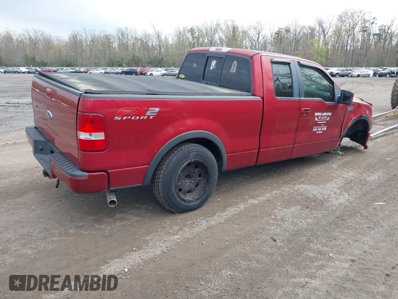 2008 Ford F-150 STX with VIN 1FTRX12W48KC19733, listed as a IAAI auction lot 41213502 with 240,267 mi miles and . Bid and sale history available at carsss.com. Image 4.