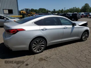 2017 Genesis G80 3.8L with VIN KMHGN4JE0HU172286, listed as a Copart auction lot 58486865 with 83,202 mi miles and Clean title. Bid and sale history available at DreamBid. Image 3.