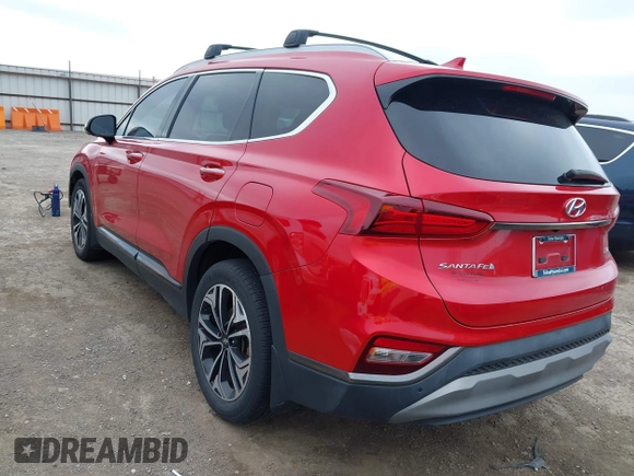 2020 Hyundai Santa Fe Limited with VIN 5NMS53AA1LH288554, listed as a IAAI auction lot 41928520 with 48,816 mi miles and . Bid and sale history available at DreamBid. Image 3.