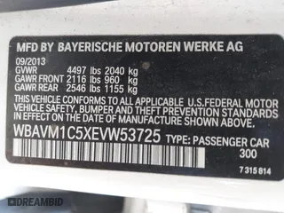 2014 BMW X1 sDrive28i with VIN WBAVM1C5XEVW53725, listed as a IAAI auction lot 41859427 with 181,892 mi miles. Bid and sale history available at carsss.com. Image 9.
