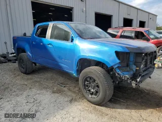 2021 Chevrolet Colorado 2WD Z71 with VIN 1GCGSDEN8M1125476, listed as a Copart auction lot 44070775 with 41,424 mi miles and Non Repairable. Bid and sale history available at carsss.com. Image 4.