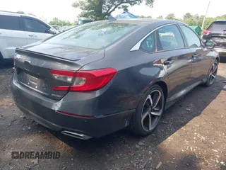 2019 Honda Accord Sport with VIN 1HGCV1F37KA004163, listed as a IAAI auction lot 42471501 with 155,046 mi miles and . Bid and sale history available at DreamBid. Image 4.