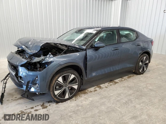 2023 Polestar 2 with VIN YSMED3KAXPL143617, listed as a Copart auction lot 78780934 with 26,604 mi miles and Salvage Title. Bid and sale history available at carsss.com. Image 1.
