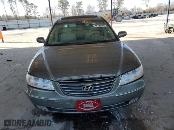 2006 Hyundai Azera SE with VIN KMHFC46F66A124826, listed as a Copart auction lot 48796695 with 134,434 mi miles and Salvage Title. Bid and sale history available at DreamBid. Image 5.