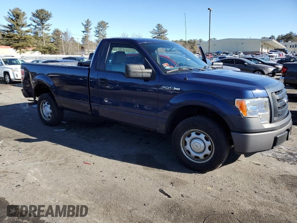 2012 Ford F-150 XL with VIN 1FTNF1CF5CKD98700, listed as a Copart auction lot 43165675 with 65,089 mi miles and Salvage title. Bid and sale history available at DreamBid. Image 4.