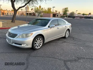 2009 Lexus LS 460 with VIN JTHCL46F795001457, listed as a Copart auction lot 55901025 with 148,490 mi miles and Salvage Title. Bid and sale history available at DreamBid. Image 2.