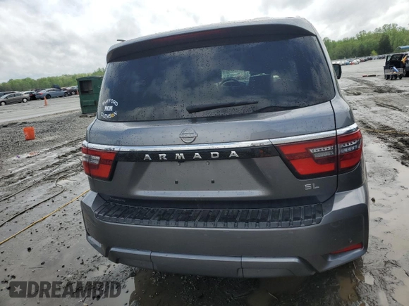 2022 Nissan Armada SL with VIN JN8AY2BD4N9678217, listed as a Copart auction lot 50697584 with 12,711 mi miles. Bid and sale history available at carsss.com. Image 6.