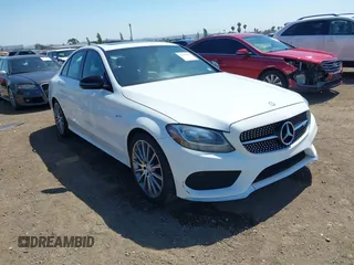 2018 Mercedes-Benz C 43 AMG with VIN 55SWF6EB8JU266034, listed as a IAAI auction lot 42403048 with 63,023 mi miles and . Bid and sale history available at DreamBid. Image 1.