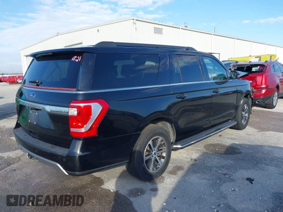 2018 Ford Expedition Max XLT z VIN 1FMJK1HT5JEA05813, wystawiony jako IAAI lot #37641486 z przebiegiem 44 298 mil mil oraz . Historia ofert i sprzedaży dostępna na DreamBid. Obrazek 4.