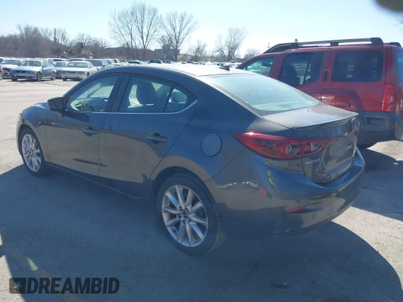 2017 Mazda 3 Grand Touring z VIN 3MZBN1W39HM137879, wystawiony jako IAAI lot #41857308 z przebiegiem 73 569 mil mil oraz . Historia ofert i sprzedaży dostępna na DreamBid. Obrazek 3.